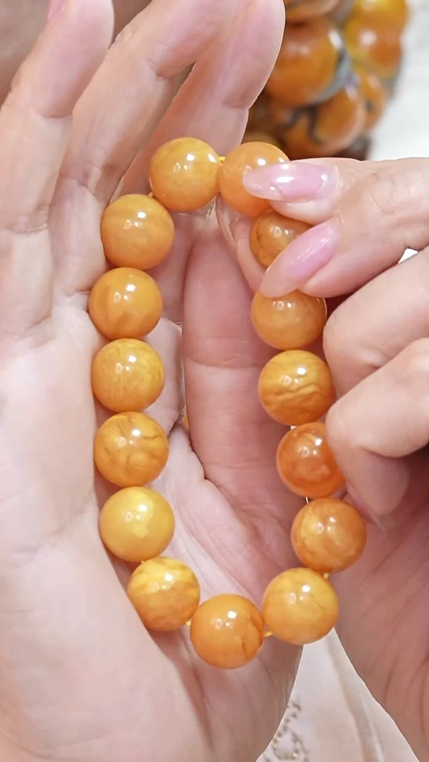 蜜蜡颈饰未镶嵌8046天然蜜蜡珠宝奇石云端妖孽全部保真
