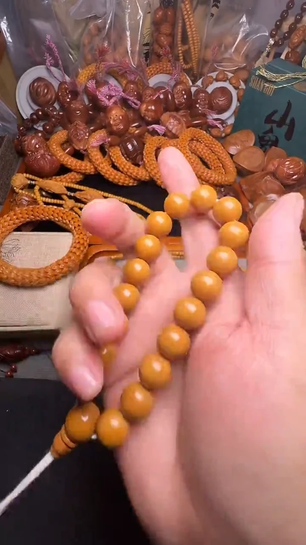 手串橄榄核中****u猴头光珠