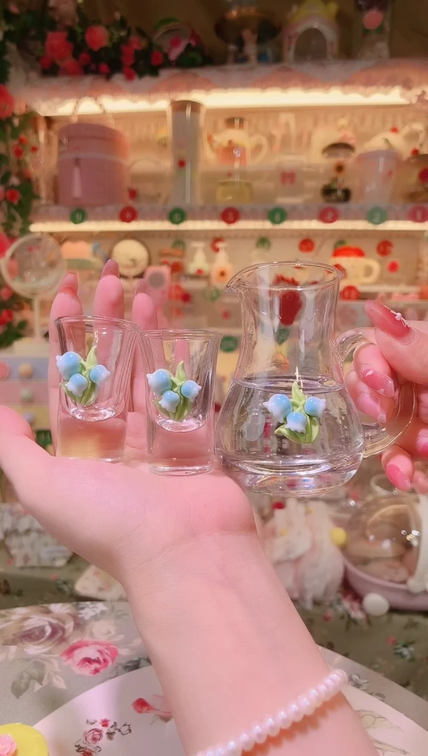 铃兰花酒具套装——手工制作品质好！