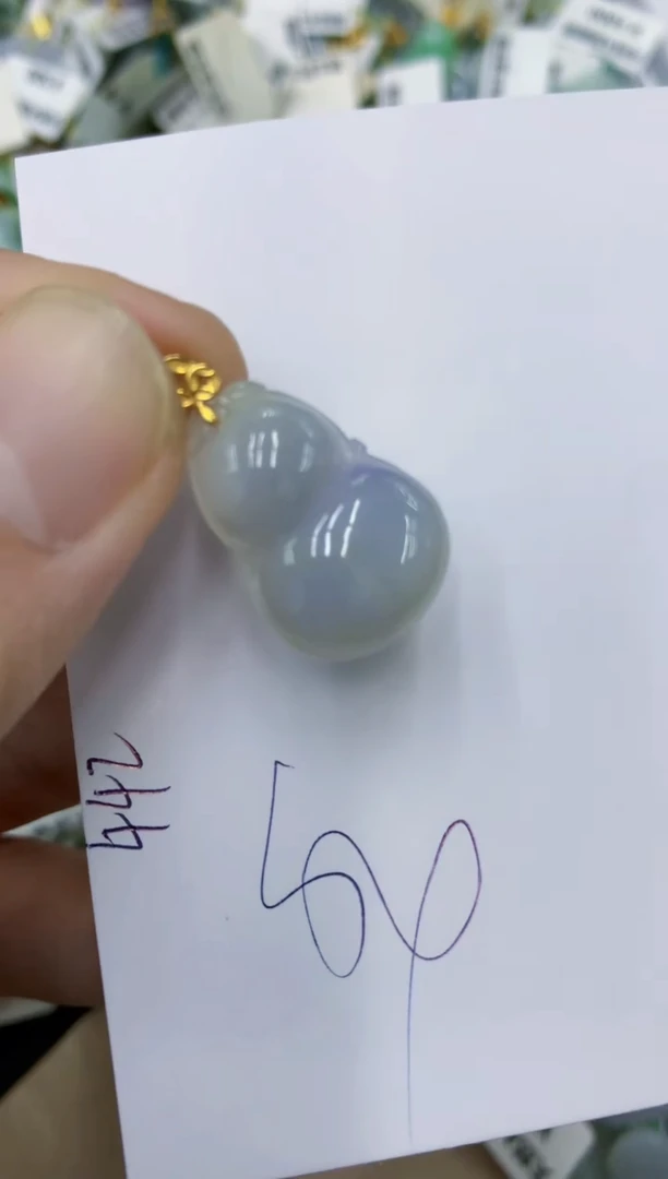 颈饰18K金镶嵌翡翠11111111111