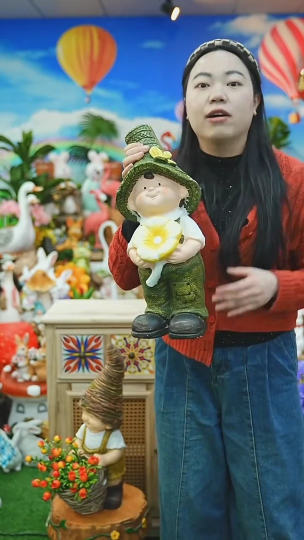 【闪购商品】红陶花园庭院摆件&00&