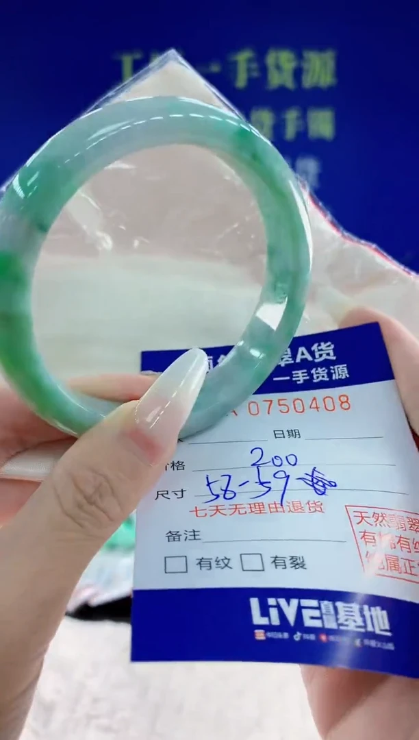 未镶嵌手镯翡翠08天然翡翠A货