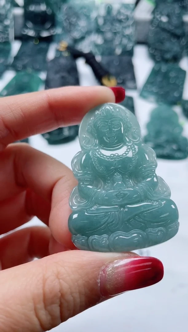 【闪购商品】翡翠颈饰未镶嵌多样性发货一件发货-小度母