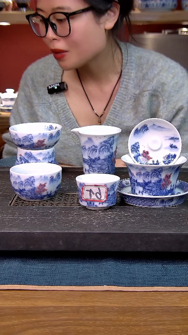 简装家用款10件套 白瓷陶瓷茶具