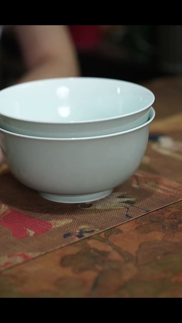 水泥灰手工面碗景德镇上庄陶瓷