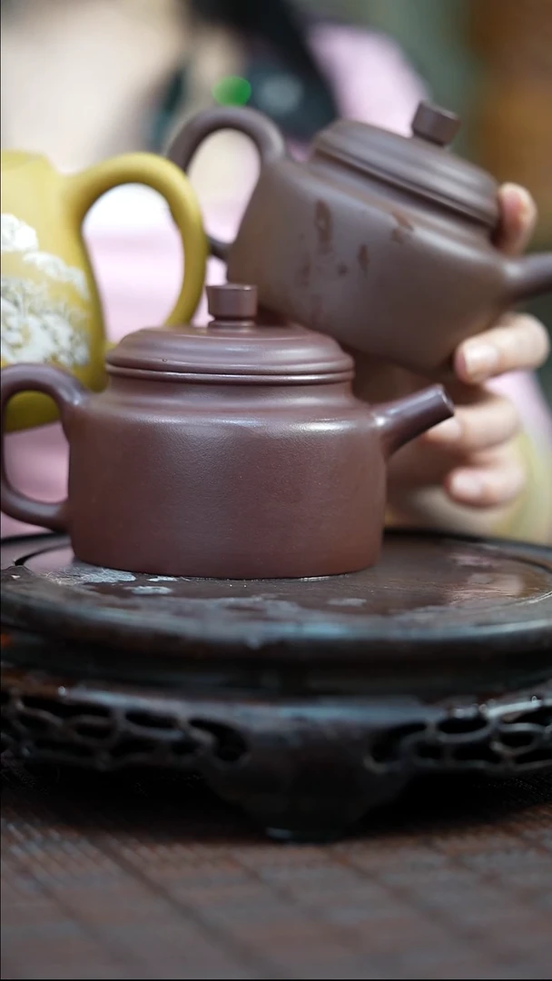 茶壶紫砂宜兴紫砂岁颐传砂原矿全手37