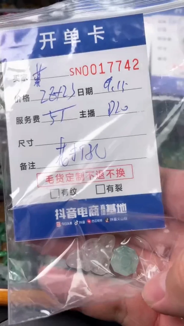 颈饰未镶嵌翡翠暮**汇00017742
