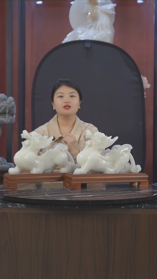 玉居家商务貔貅摆件
