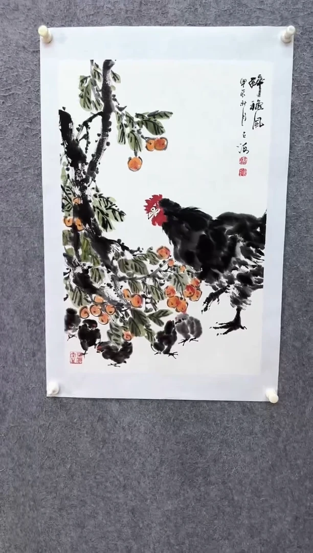 国画ST-WZH-花鸟绘画作品