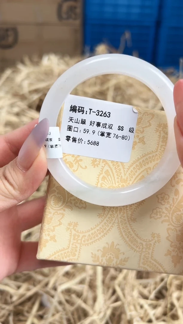 未镶嵌手镯石英质玉T-3262