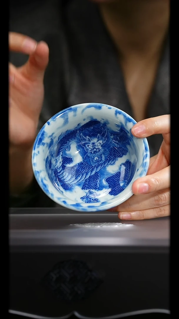 谷子窑丨龙王压手杯
