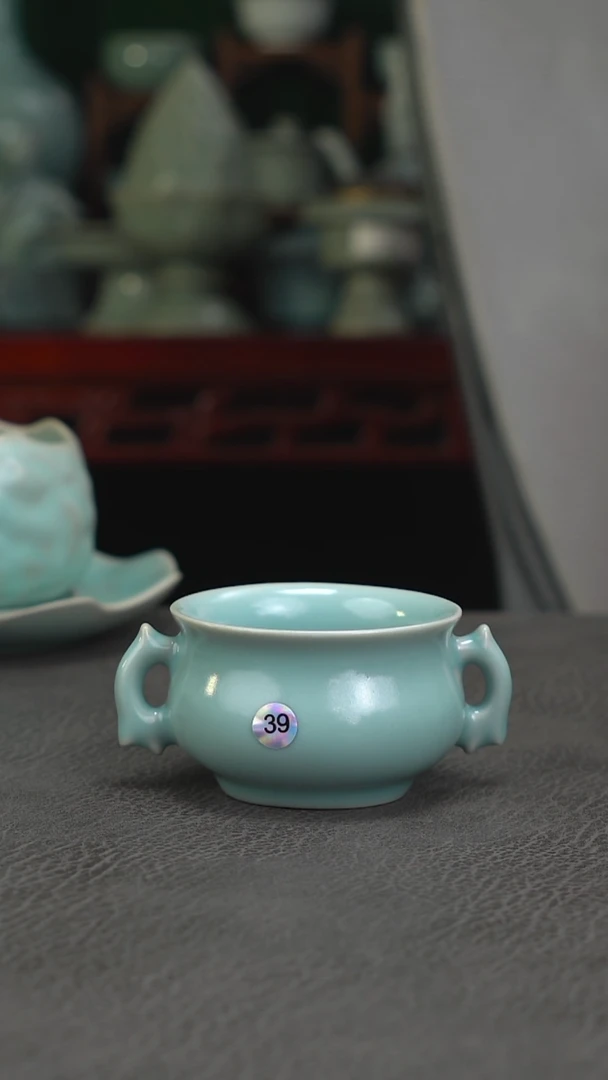 39如意杯   微微瑕  无纹简包-二