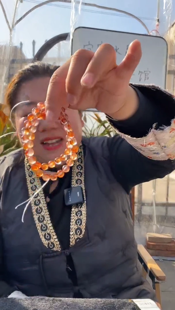 【闪购商品】水晶手串未镶嵌胶花串D807多样性发其一