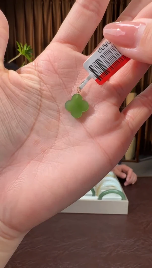 颈饰18K金镶嵌和田玉33康康12.5多样性拍一发一