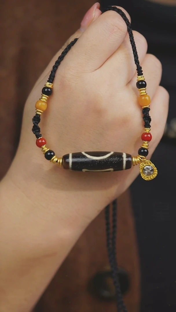 玛瑙/玉髓项链未镶嵌多样性发其一 天地