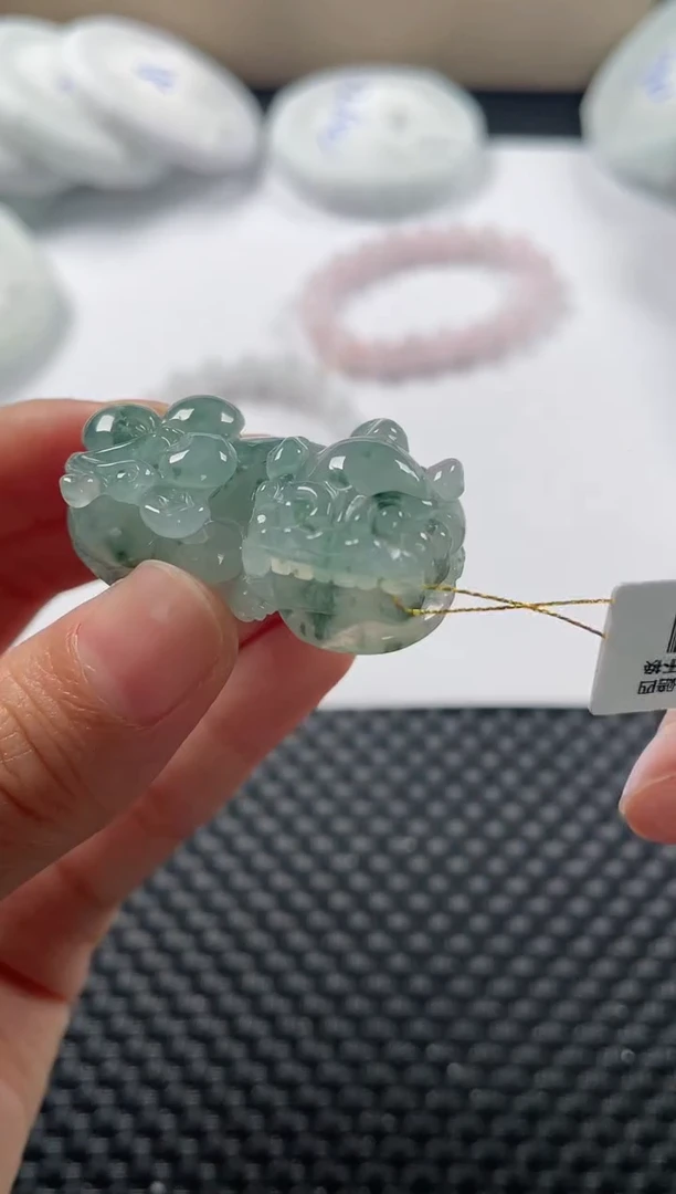 颈饰未镶嵌翡翠蜡**C基地发货H 4545 貔貅