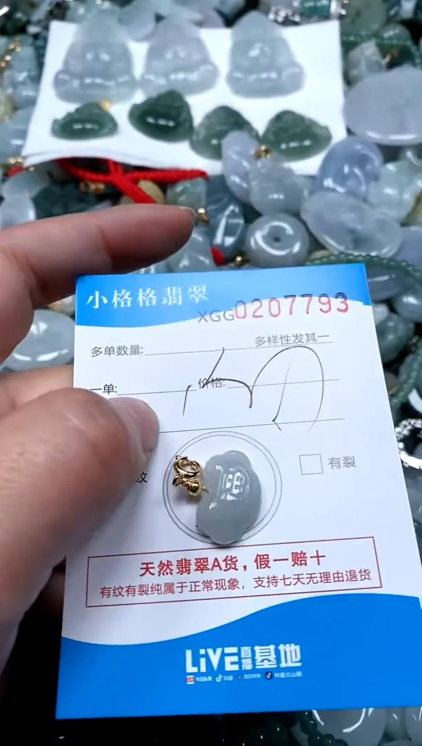 【闪购商品】翡翠颈饰未镶嵌闪购商品0207793