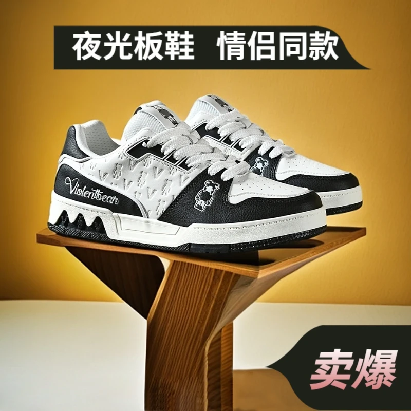 Violentbear/暴力熊时尚百搭运动板鞋学生经典情侣低帮休闲鞋8889