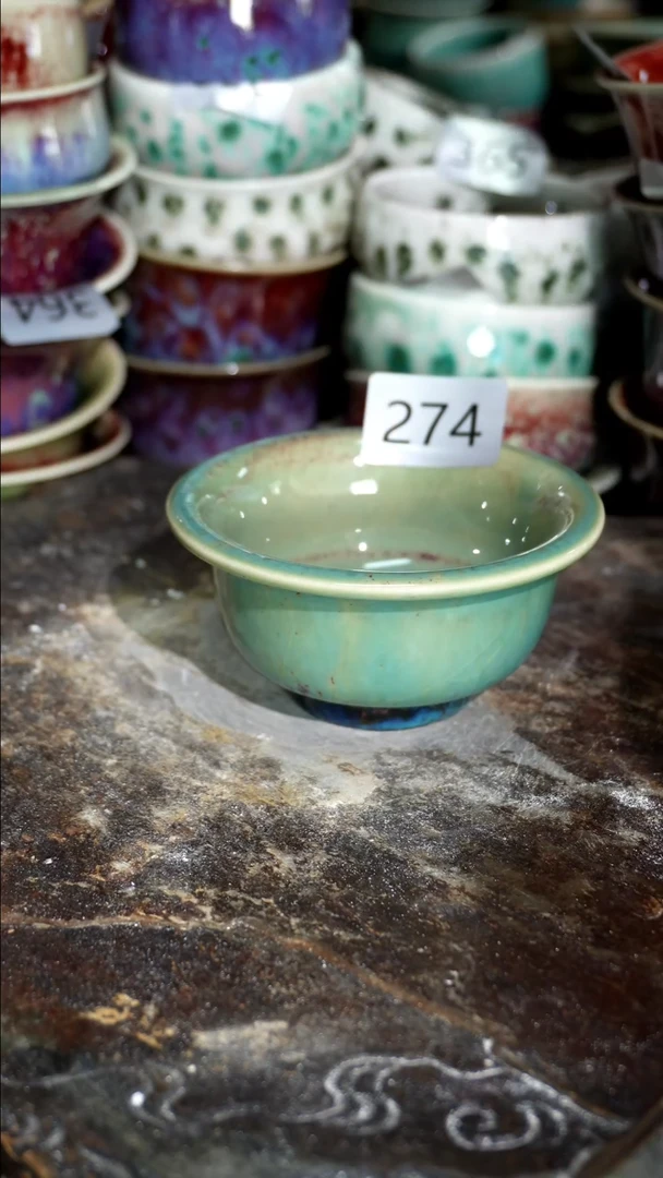 摆件精品窑变钧瓷茶器