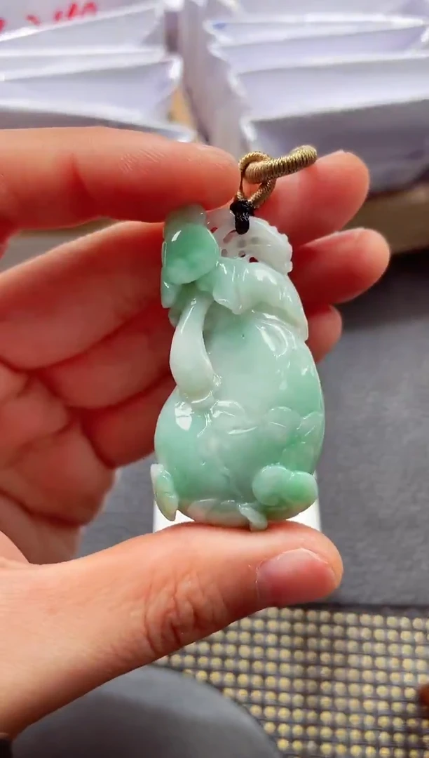 未镶嵌挂件翡翠888886666