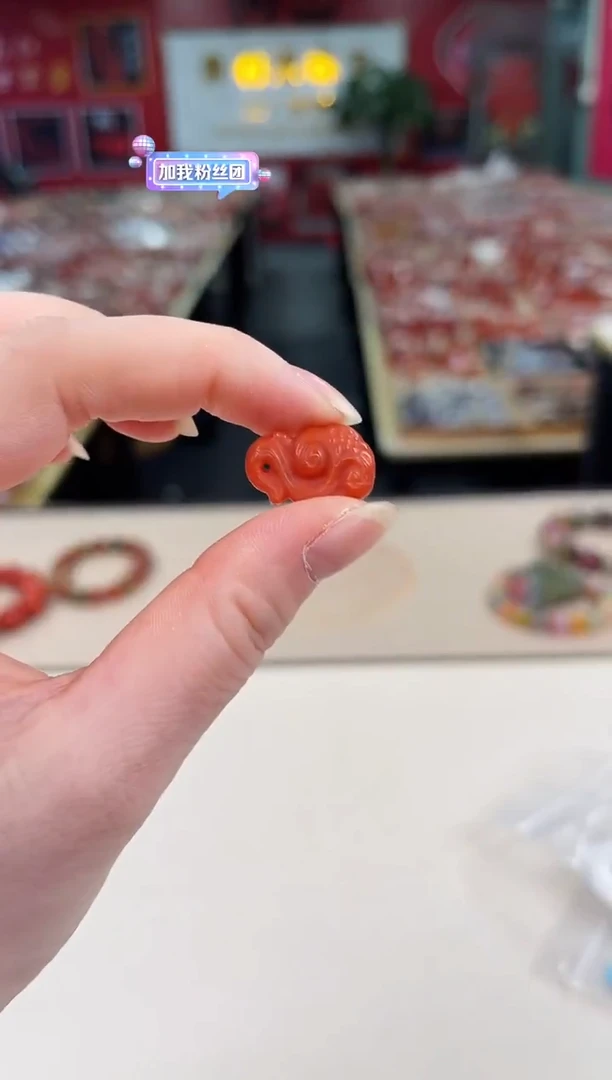 未镶嵌如意南红玛瑙（多样式发其一）