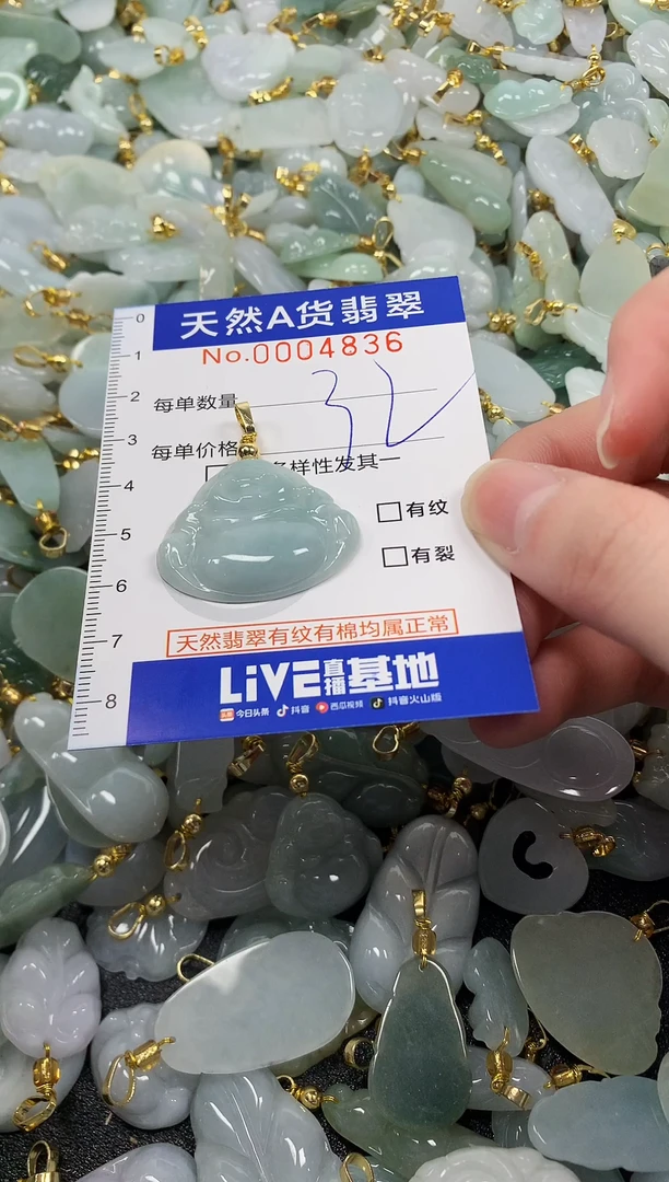 颈饰未镶嵌翡翠纯天然a货翡翠
