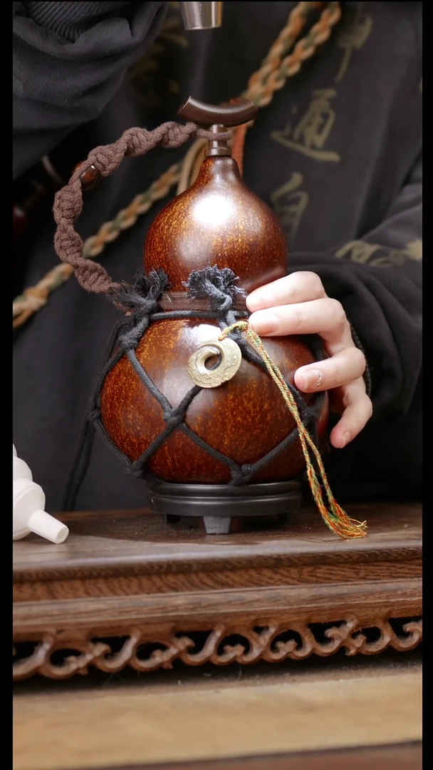 138号精品天然大漆酒葫芦一物一拍~