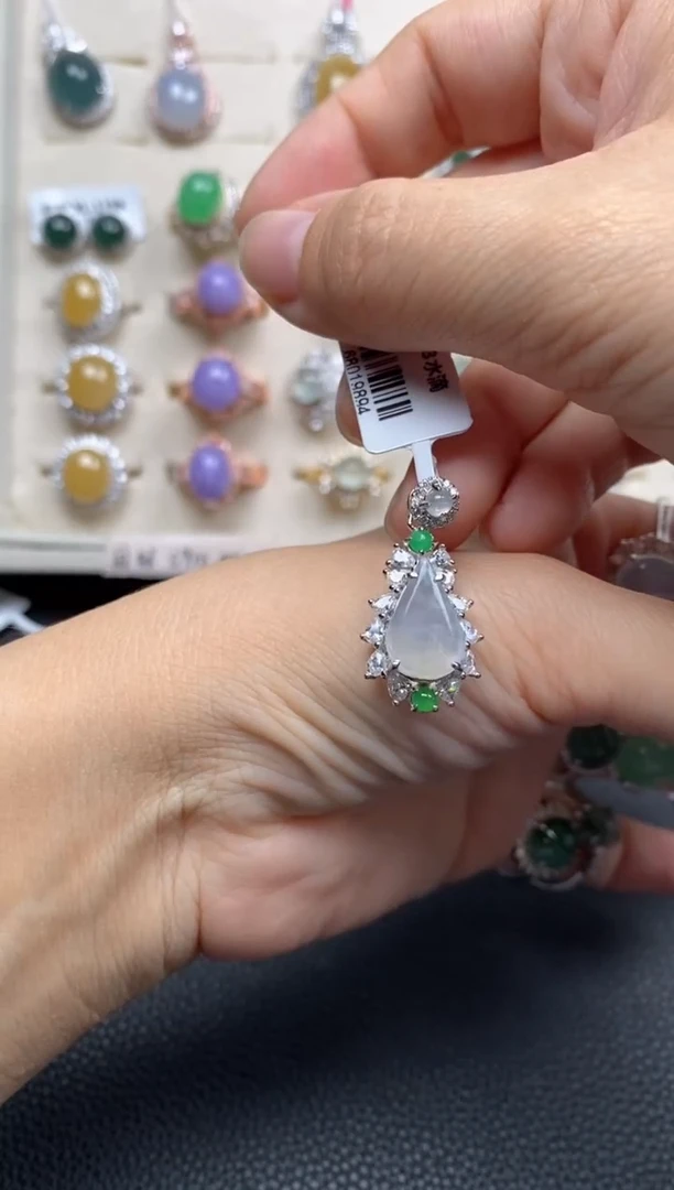 【闪购商品】翡翠戒指银S925镶嵌1111111