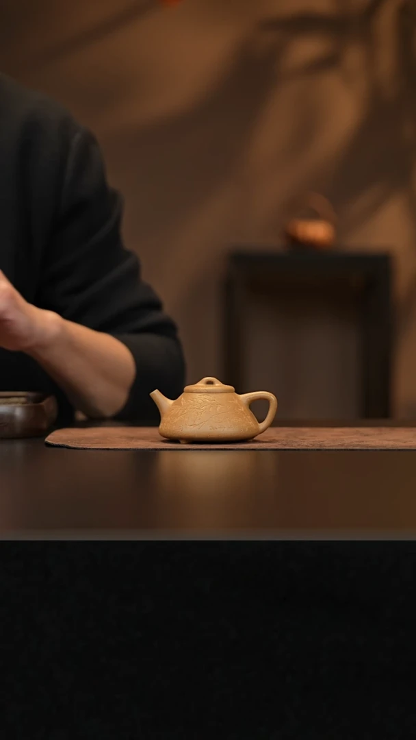 【闪购商品】紫砂茶壶允禾斋wzht 黄段 子冶石瓢