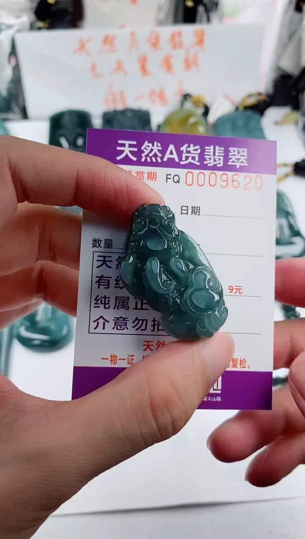 颈饰未镶嵌翡翠 多样性随机一件发货 貔貅38