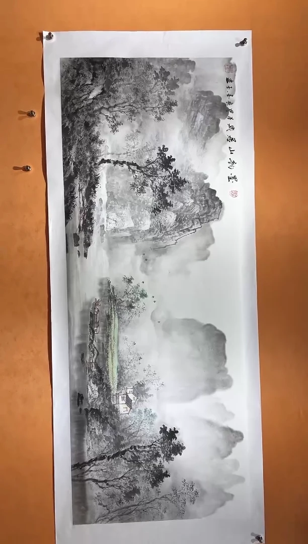 国画刘金玉教授亲笔手绘