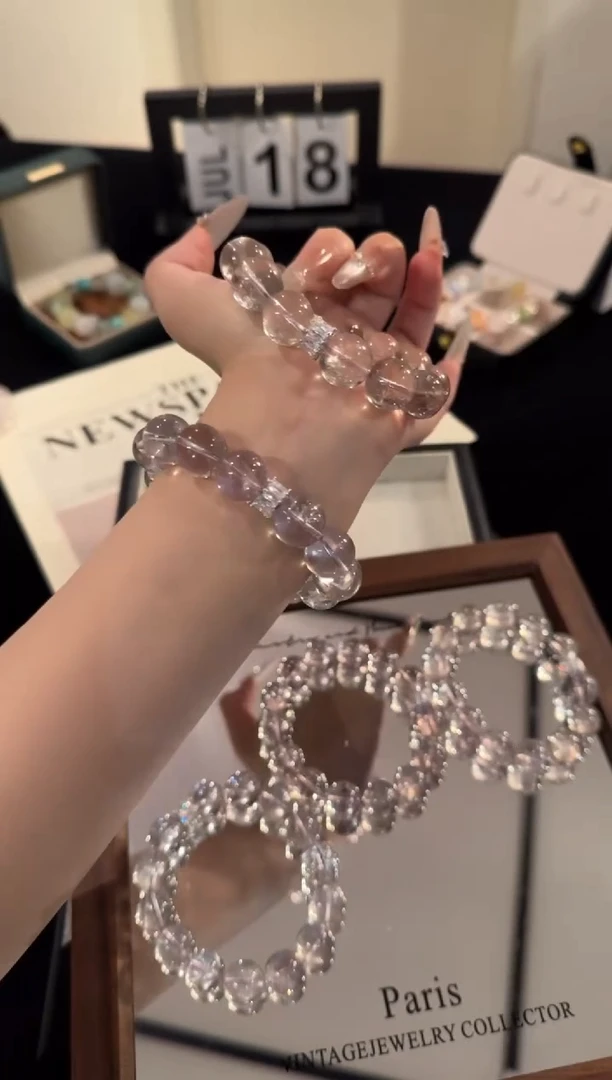 水晶手链合金紫水晶x2080