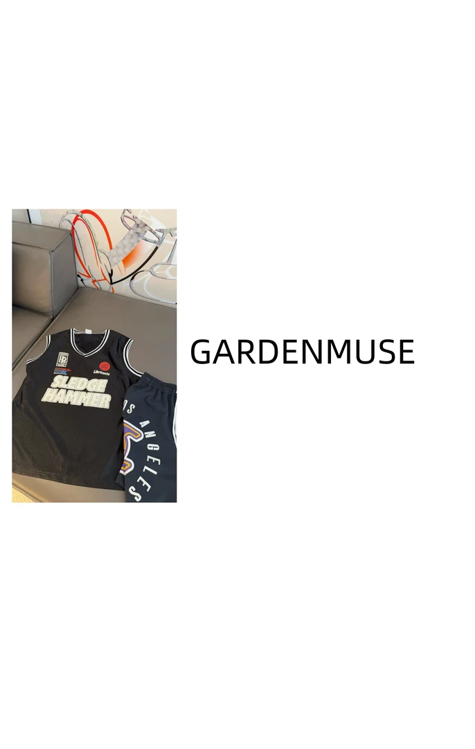 GARDENMUSE 字母篮球背心2893