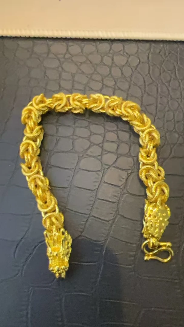 手链  D63【私人定制】时尚龙骨手链