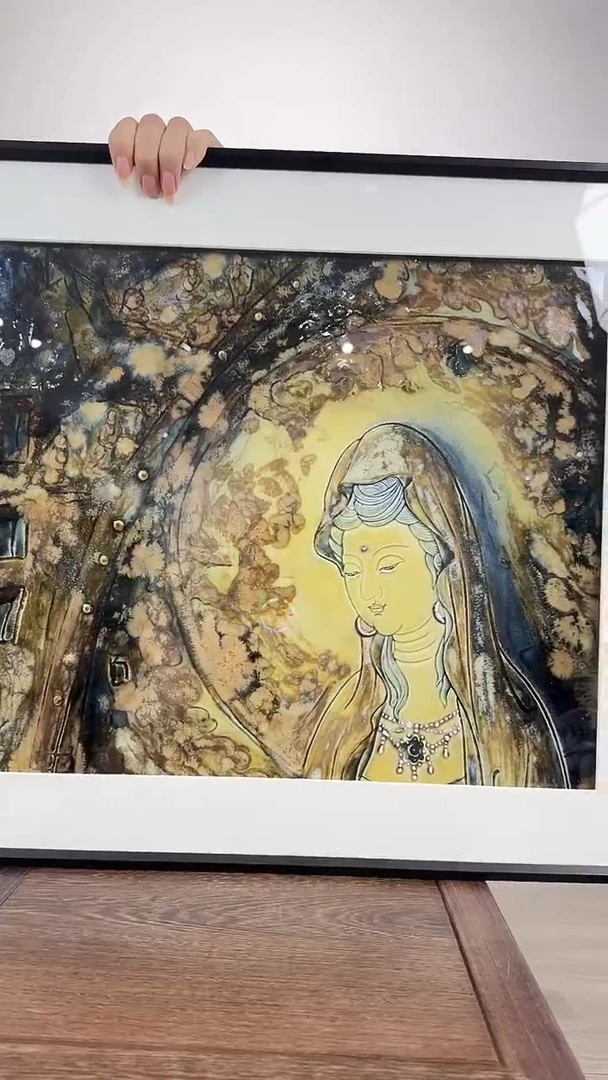 瓷版画景德镇陶瓷手工手绘
