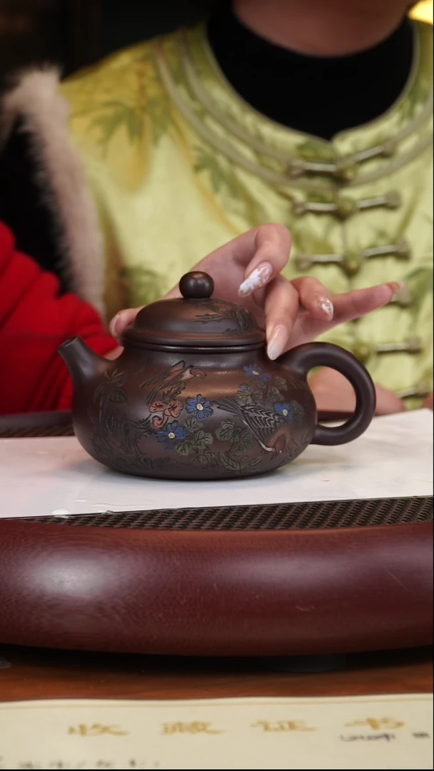 【闪购商品】紫砂茶壶1-68顾洪军1948景舟紫泥容天