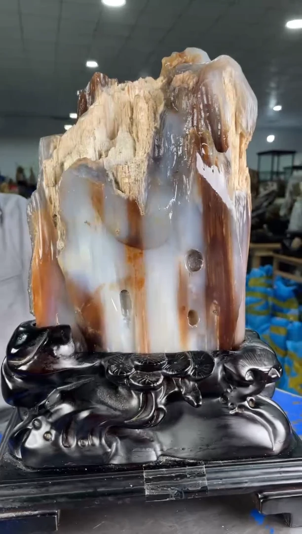 【闪购商品】硅化玉摆件未镶嵌97