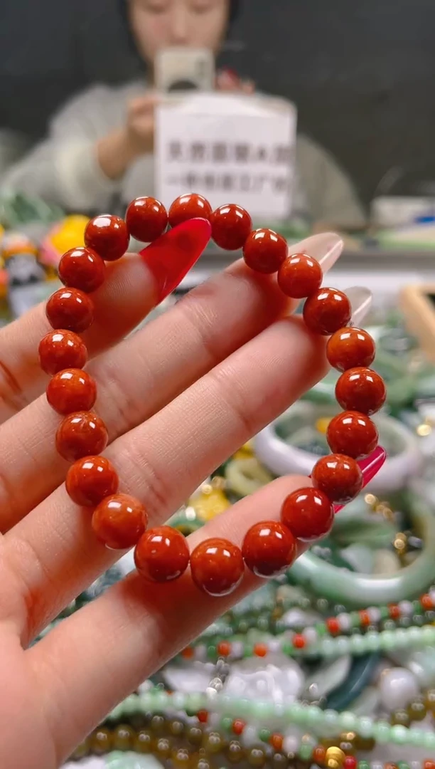 【闪购商品】翡翠颈饰未镶嵌7MM/N/翡翠A货一图一物