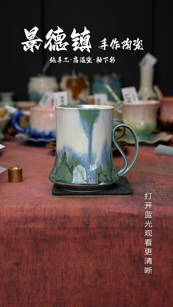 原创景德镇手工高温陶瓷658