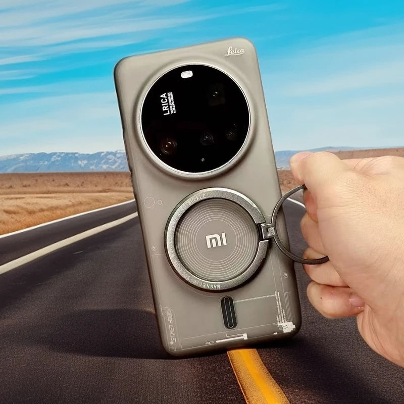 小米15uItra/14赛博朋克风手机壳全包n52新款磁吸简约手机保护壳