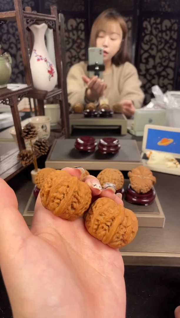 【闪购商品】文玩核桃把件平谷元宝41尺-9