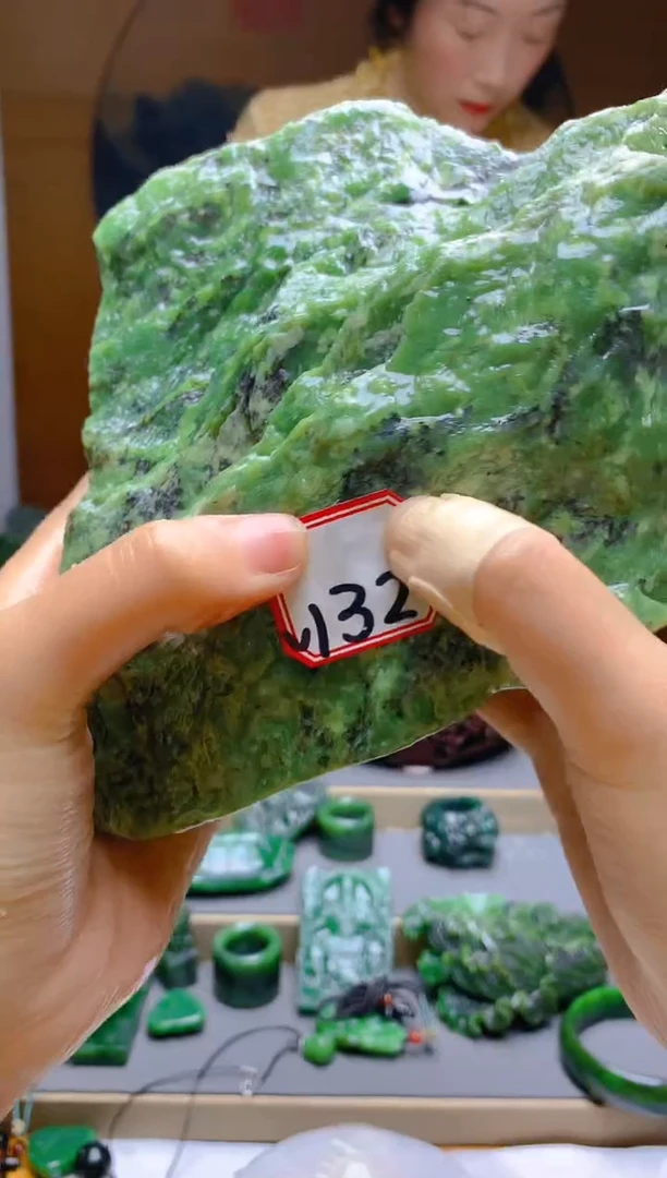 【闪购商品】和田玉（碧玉）珠宝半成品未镶嵌1