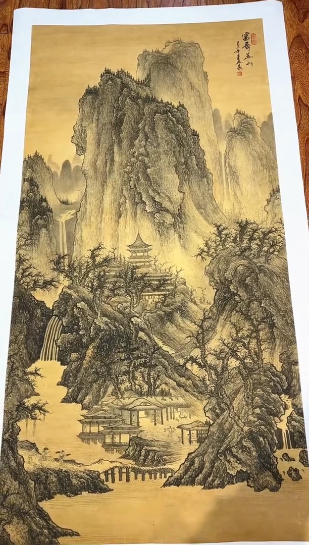 【闪购商品】国画周建真老师亲笔绘画作品27-61