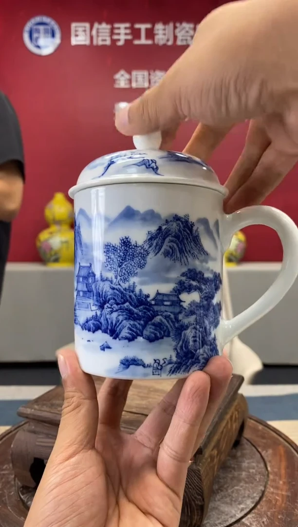 摆件d372景德镇陶瓷一件