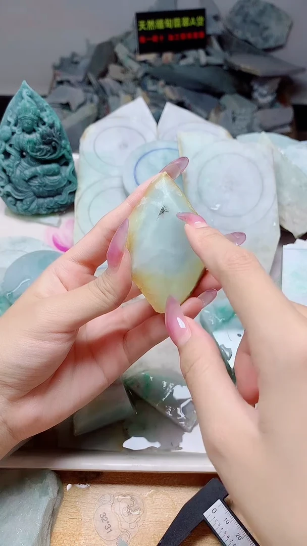 裸石翡翠天然缅甸翡翠A货