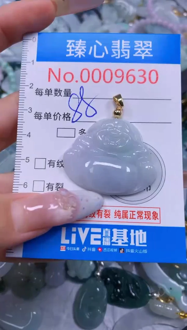 吊坠(不含链)未镶嵌翡翠9630