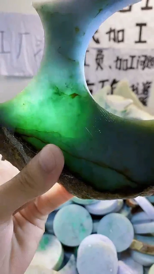 裸石翡翠天然缅甸翡翠145