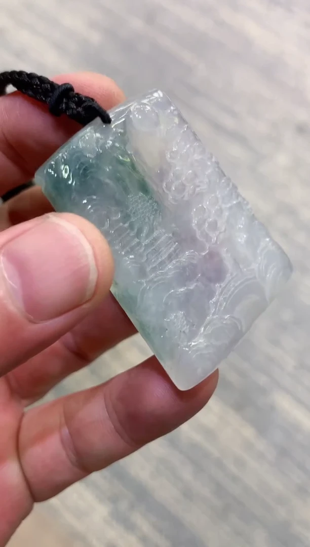 颈饰未镶嵌翡翠天然A货翡翠