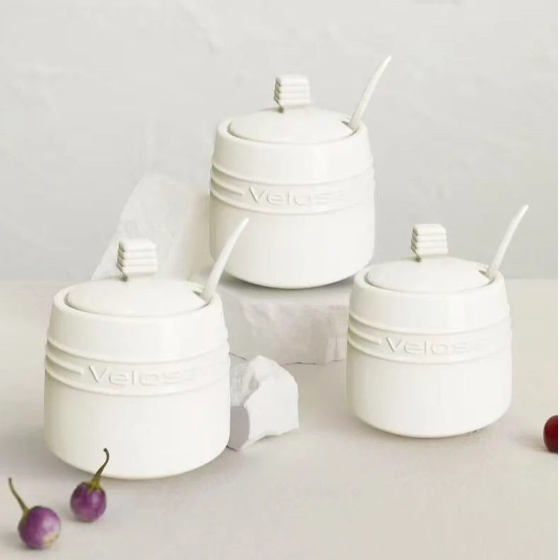 温仑山渐变餐具调味罐三个组合装礼盒