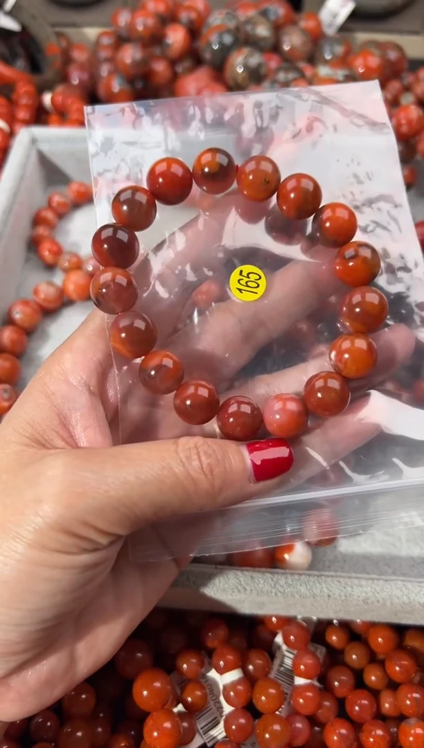 未镶嵌手串南红玛瑙12+